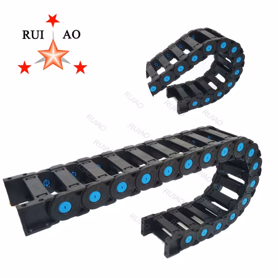 Гибкая пластиковая и нейлоновая кабельная цепь 25*50 мм для станков с ЧПУ