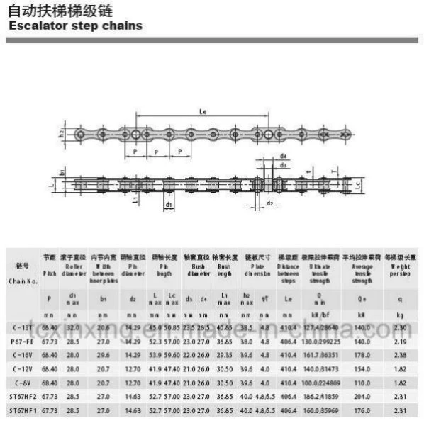 Rotary Chains for Conveyor Step