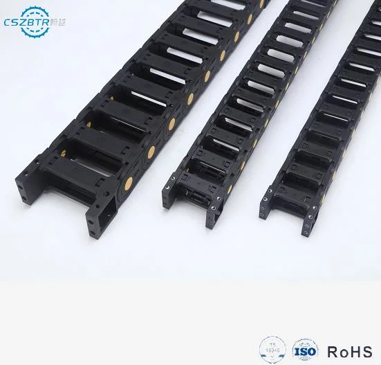 H40.100 40*100mm CNC Plastic Nylon Flexible Cable Carrier Drag Chain for Machine Tool